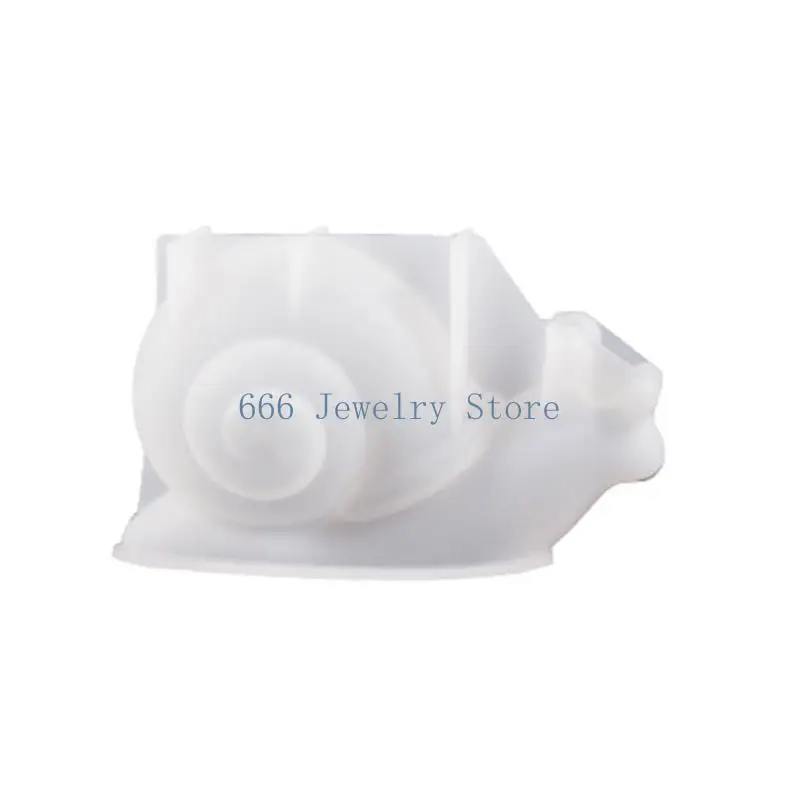 F2TD Snail Mold Table Decoration Silicone Resin Molds Animal Mold Handmade Soap Plaster Mould Crystal Epoxy