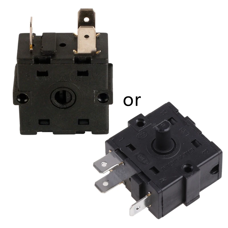 3-контактный Электрический комнатный обогреватель, позиционный поворотный переключатель, переключатель переменного тока 250 в 16 А, электрический обогреватель, ленточный переключатель, детали нагревателя