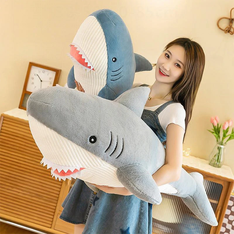 

Cute Kawaii Plush Shark Pillow Stuffed Doll Whale Rain Star Toy for Kids Girls Birthday Gift Soft Cuddly Plushie Animal Baby