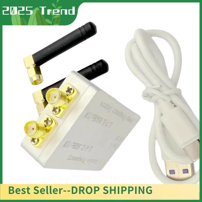 

AD33 HOT RF Generatordual Frequency Signal Source 2.4Ghz 5.8Ghz Dual Antenna 1W Dual Frequency Signal Source
