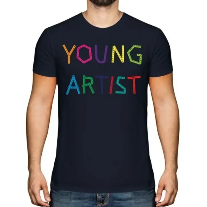 Jung Künstler Herren T-Shirt Geschenk Kunst Malerei