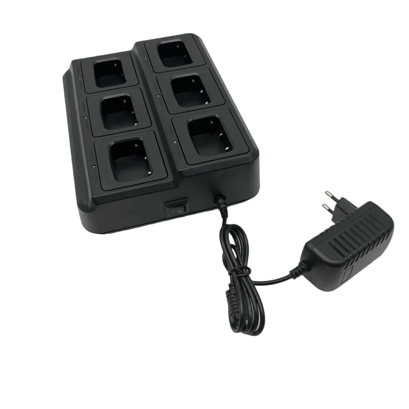 BAOFENG BF-888S Six Way Charger Multi Unit Charger Base For Two Way Radios BF-888S 777S 666S 88A H-777 Walkie Talkie and Battery