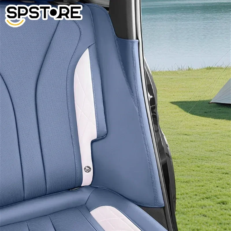 For GEELY Monjaro KX11 Xingyue L After 2023 Car  Rear Seats Leather Protective Pad Anti-scratch Protection Car Interior Supplies