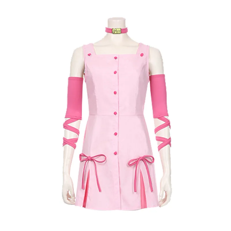 Sugimoto-disfraz de Cosplay Reimi de JoJo's Bizarre Adventure, vestido con peluca, conjunto completo de Anime rosa, uniforme para Halloween, Navidad y Carnaval