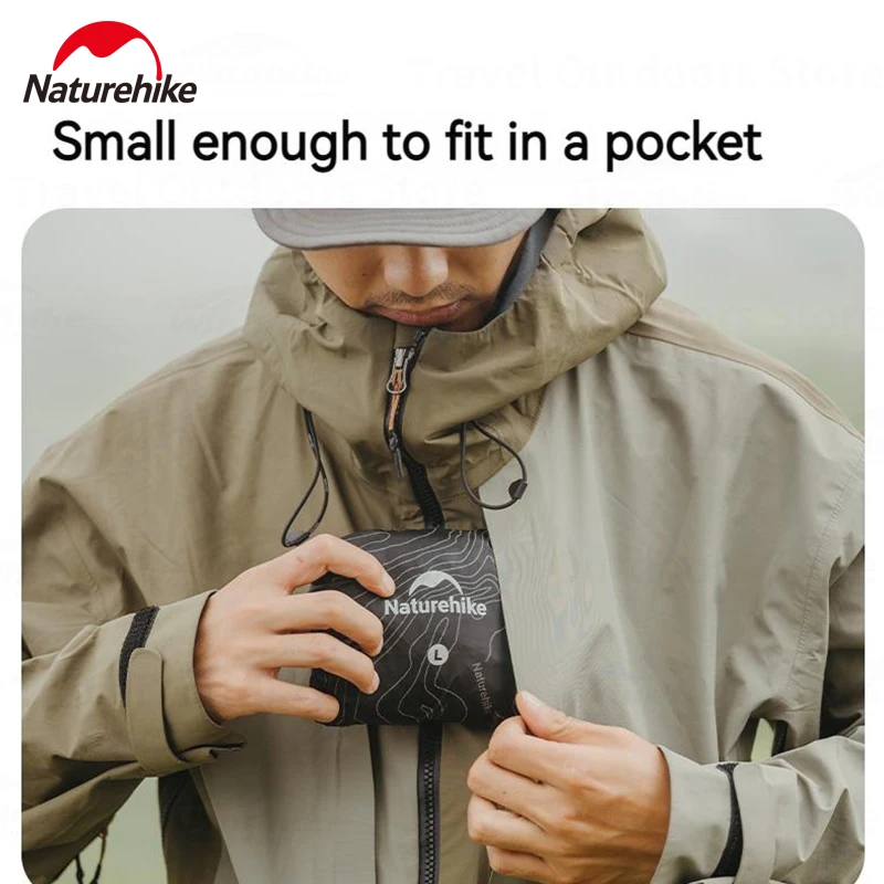 Naturehike Sneaking 2.0 Reflective Backpack Rain Cover Outdoor Climbing Trekking Dustproof Waterproof Schoolbag Casing 30-60L