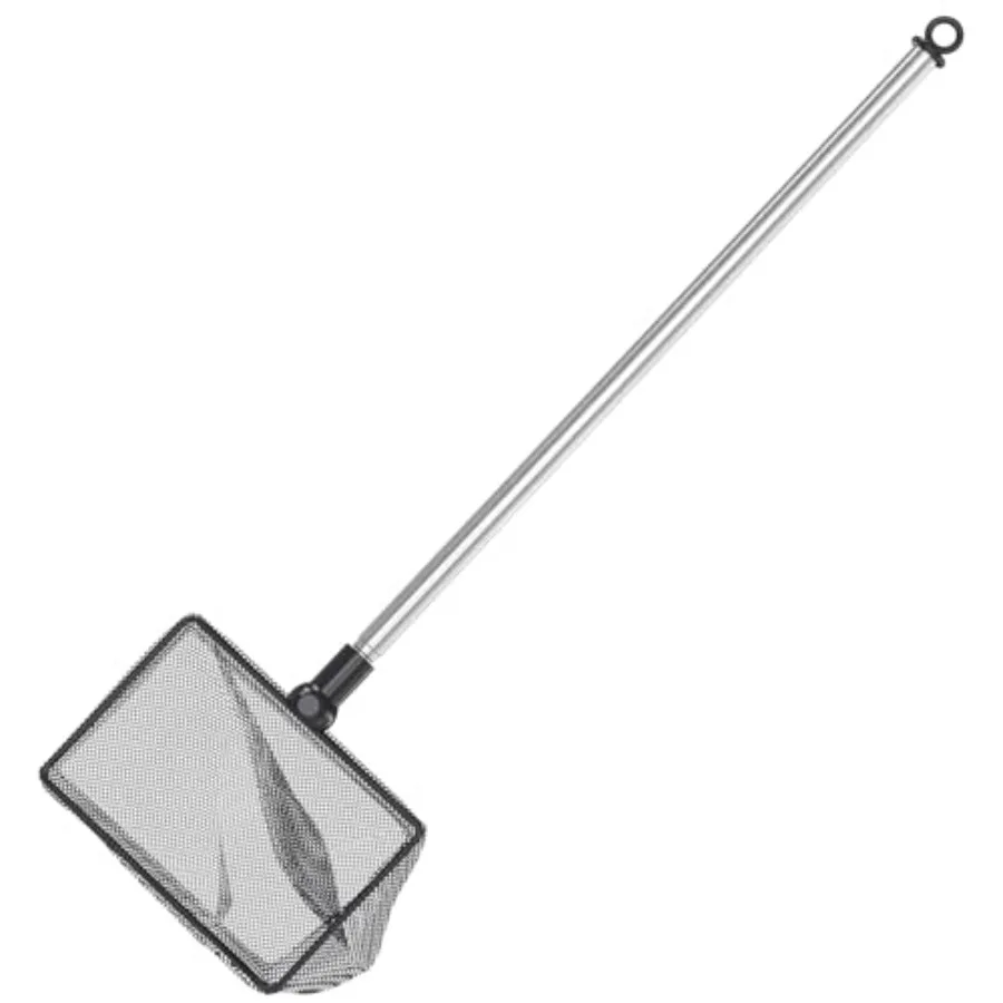 

Aquarium Fish Net with Extendable 9-2 Long Handle for Betta Fish Tank Small Koi Pond and Pool