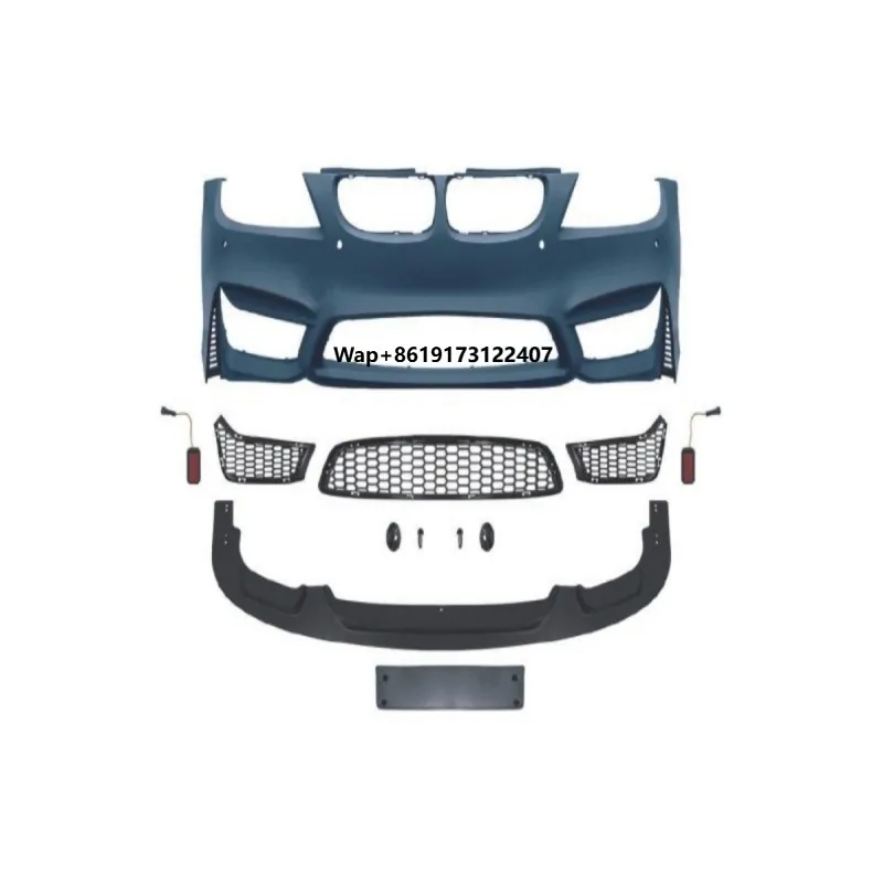 

New Condition Dry Carbon Fiber Three Pcs Chin Lip Fins Spoiler Front Bumper for R8 Auto Tuning for e90 front bumper