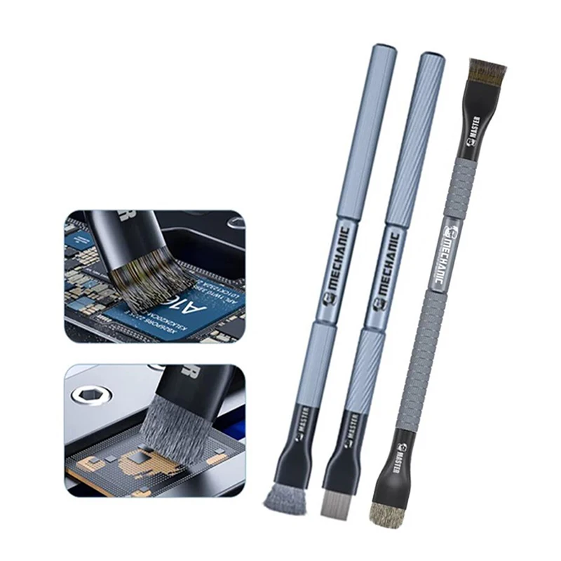 

MECHANIC Portable Double/Single Head Glue Removal Brush Mobile Phone Motherboard CPU IC Pad Cleaning Polishing Tool