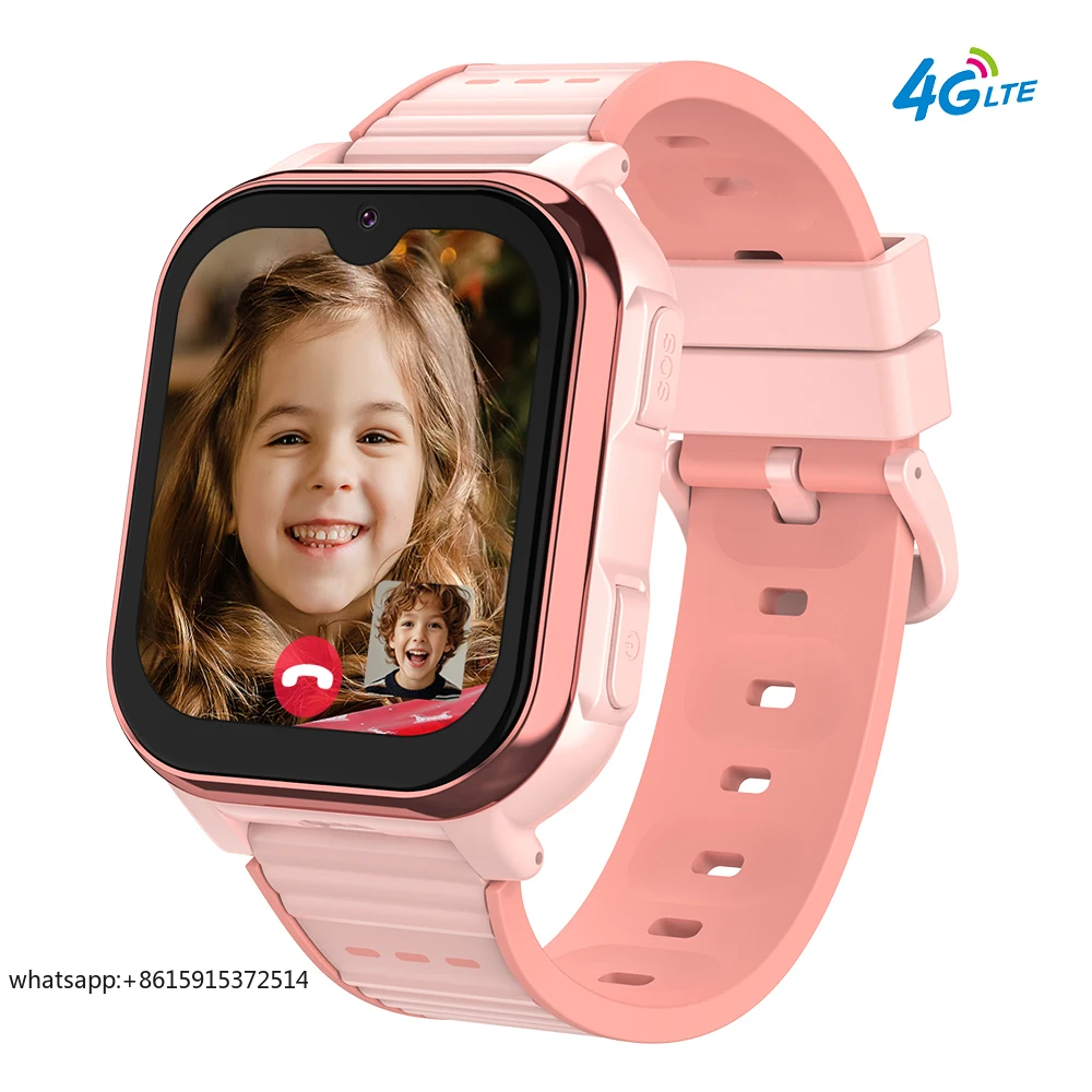 2025 D3S مكالمة فيديو ساعة ذكية 1 + 8G 1.83 بوصة شاشة 800mAh GPS/WIFI/LBS موقع SOS زر للأطفال 4G ساعة ذكية مع بطاقة Sim