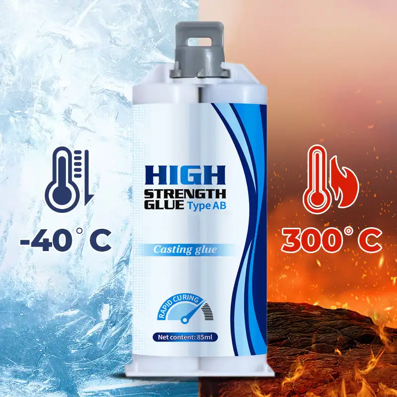 85g High-Strength Metal Repair Epoxy Adhesive Easy Convenient To Use Waterproof Low Temperature Resistant Metal Glue