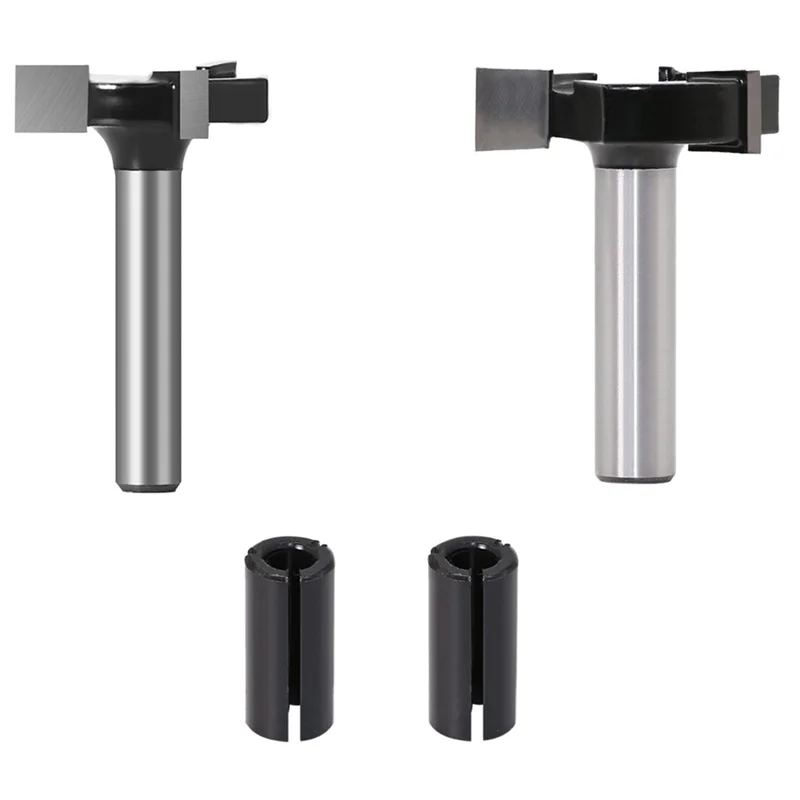 

CNC Spoilboard Surfacing Router Bits Black Alloy Cutting Diameter Dado And Planer Router Bits For Woodworking-LICG