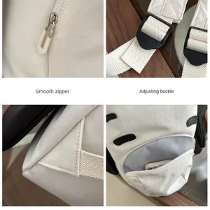 Beautiful anime snoopy new fashion ins oxford cloth simple large capacity casual travel student backpack 12 Main Sales Snoopy Backpack - №5