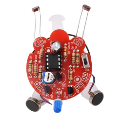 1 Set Light-Sensitive Mobile Robot DIY Kit Firefly DIY Parts Tail Breathing Light Fun Electronic Spare Parts
