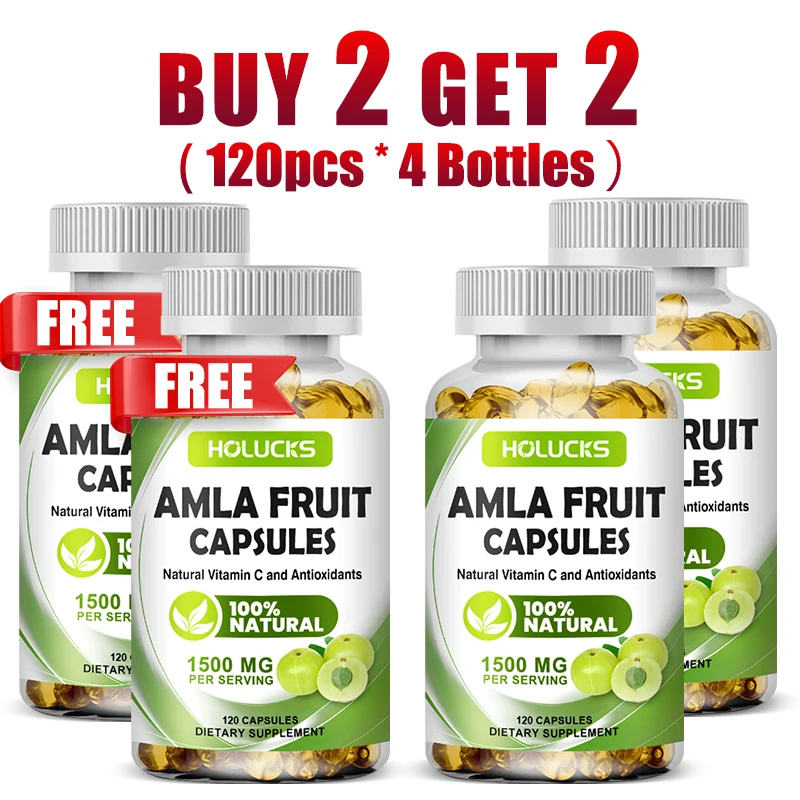 

Органическая добавка с фруктами амла HOLUCKS, содержащая натуральный витамин С и антиоксиданты, для поддержки иммунитета, метаболизма, здоровья кожи и волос.