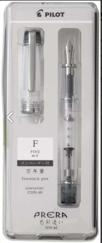 original-limited-new-colors-transparent-pilot-fpr-3sr-prera-pen-f-m-nib-resin-pen-clip-student-writing-business-supplies-gift