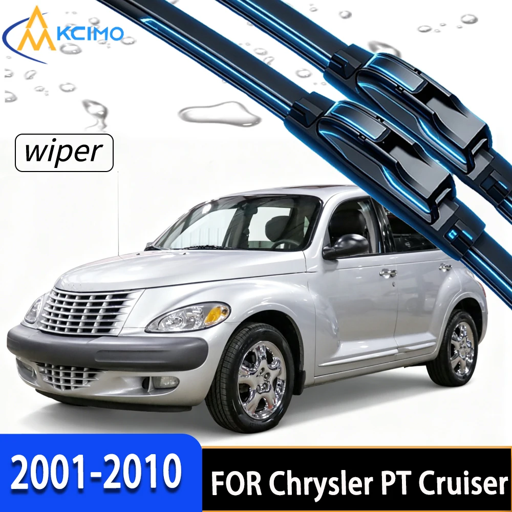 

Premium Front Windscreen Wiper Blades with Durable Rubber, All-Weather Stable Performance for Chrysler PT Cruiser PT 2001-2010