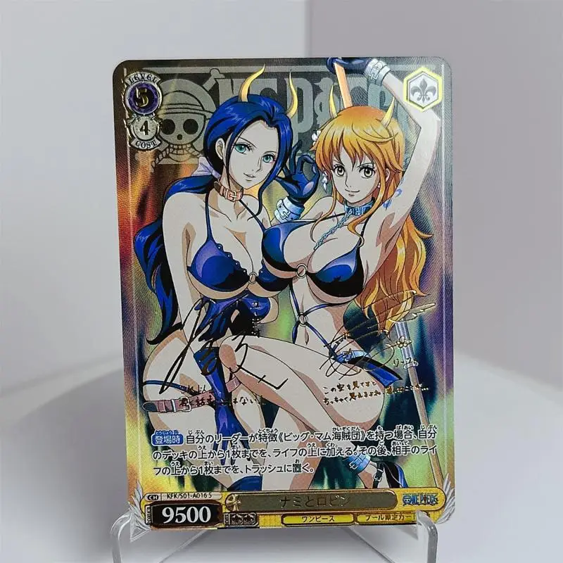 Anime Goddess Story ONE PIECE DIY ACG tabletop battle game Nami Hyuga Hinata Toys for boys Collectible Cards Birthday present