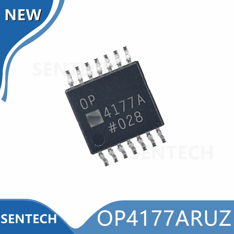 

10Pcs/Lot New Original OP4177ARUZ TSSOP-14 Precision, Low Noise, Low Input Bias Current, Quad Operational Amplifier