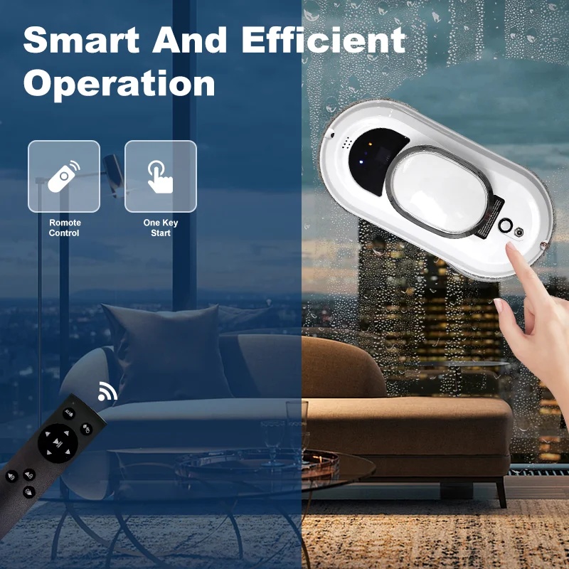 [Ultimate Window Cleaning Companion] Window Cleaning Robot 2.0, featuring 2024's latest technology, offers the best window clean