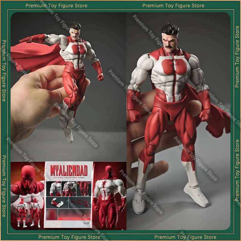 

New ZOOMRIG ZR-001 Omni-Man Anime Action Figures Invincible Figurine Mark Grayson Statue PVC Figures Collectible Model Joint Toy