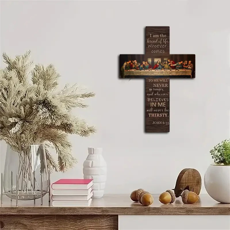 The Last Supper Digital Oil Painting Cross Church Wall Hanging Wall Decoration Small Ornaments