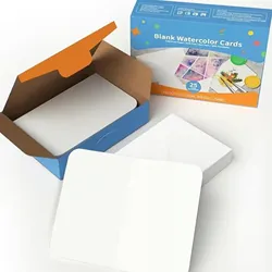 Blank Watercolor Cards And Envelopes Watercolor Paper Greeting Cards Plain Invitation White Cards With Envelopes 10/20/50 Pcs