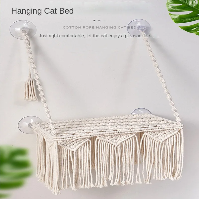 

Cats Beds and Furniture Hammock Balcon Window Accessories Pets Kitten Pet Products Houses Summer Hanging Hammocks Hammack