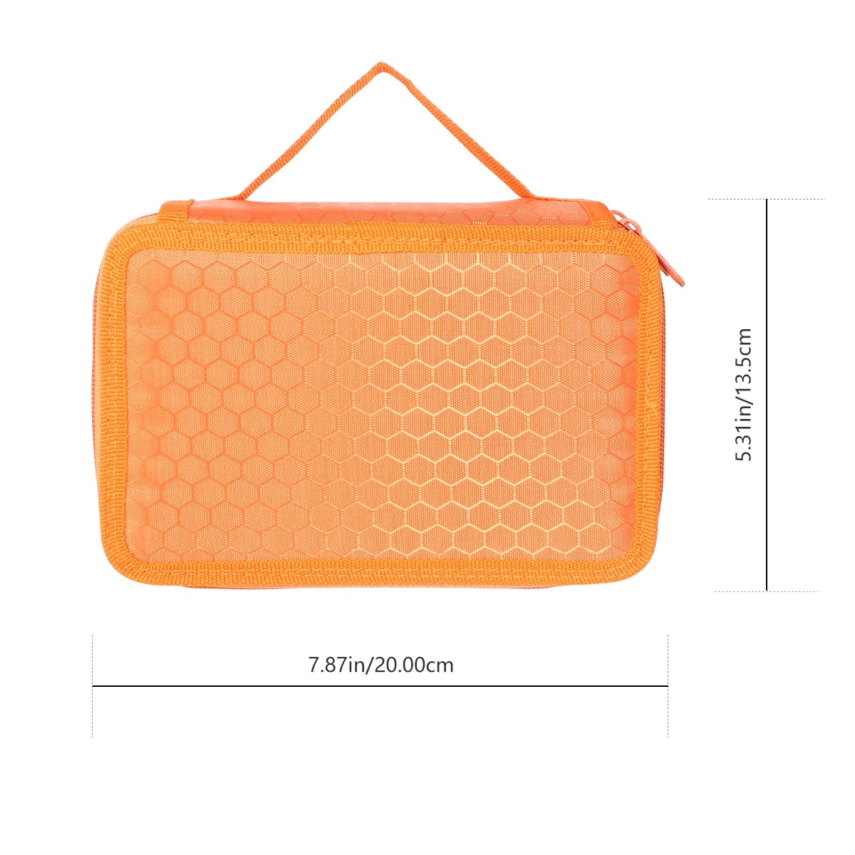 1 قطعة 72 فتحة مقلمة أكسفورد القماش سعة كبيرة 4-Layer قلم رصاص المنظم حقيبة السفر مخزن للمكياج الحقيبة #5