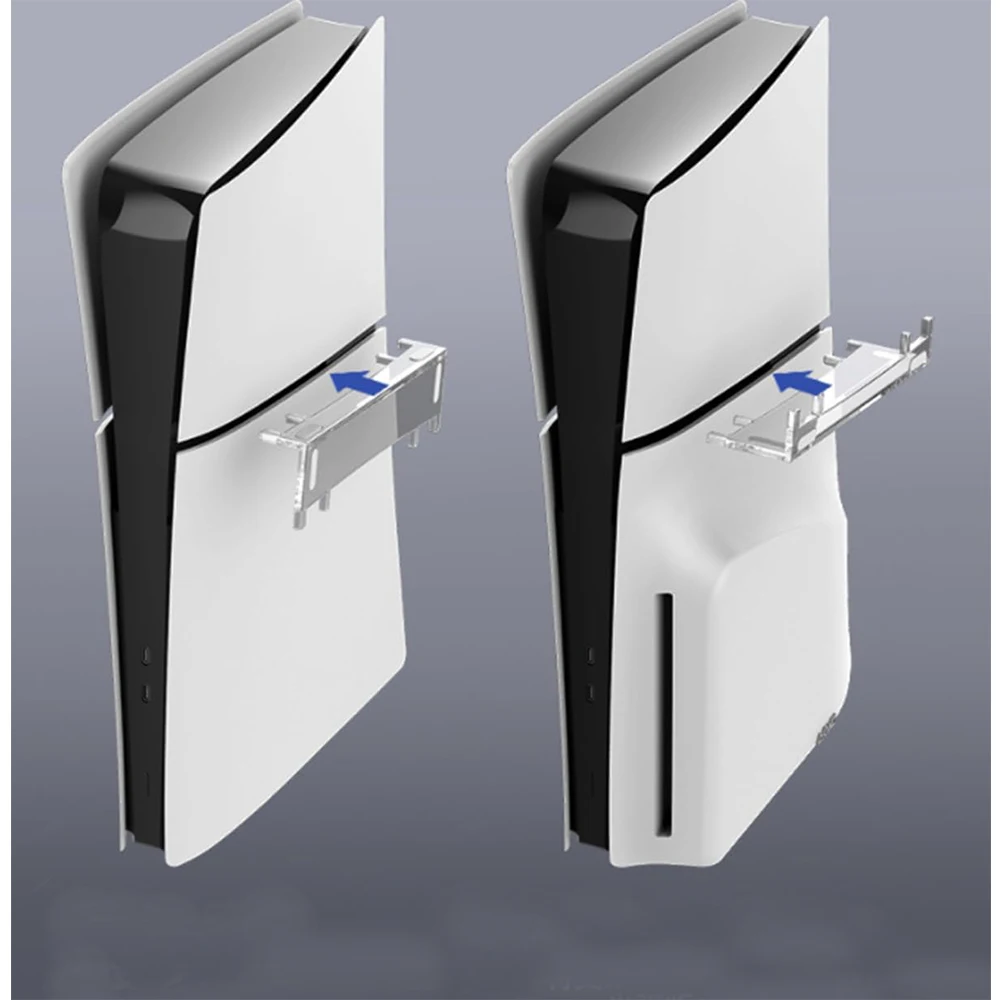 PS5 슬림 디스크 및 디지털 에디션 게임 액세서리용 수평 콘솔 스탠드 고정 스탠드