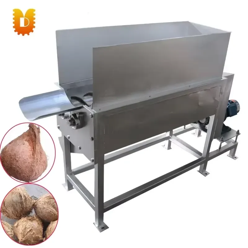 for Dried Coconut Shell Peeling Machine Coconut Fiber Remover Coconut Hair Removal Device