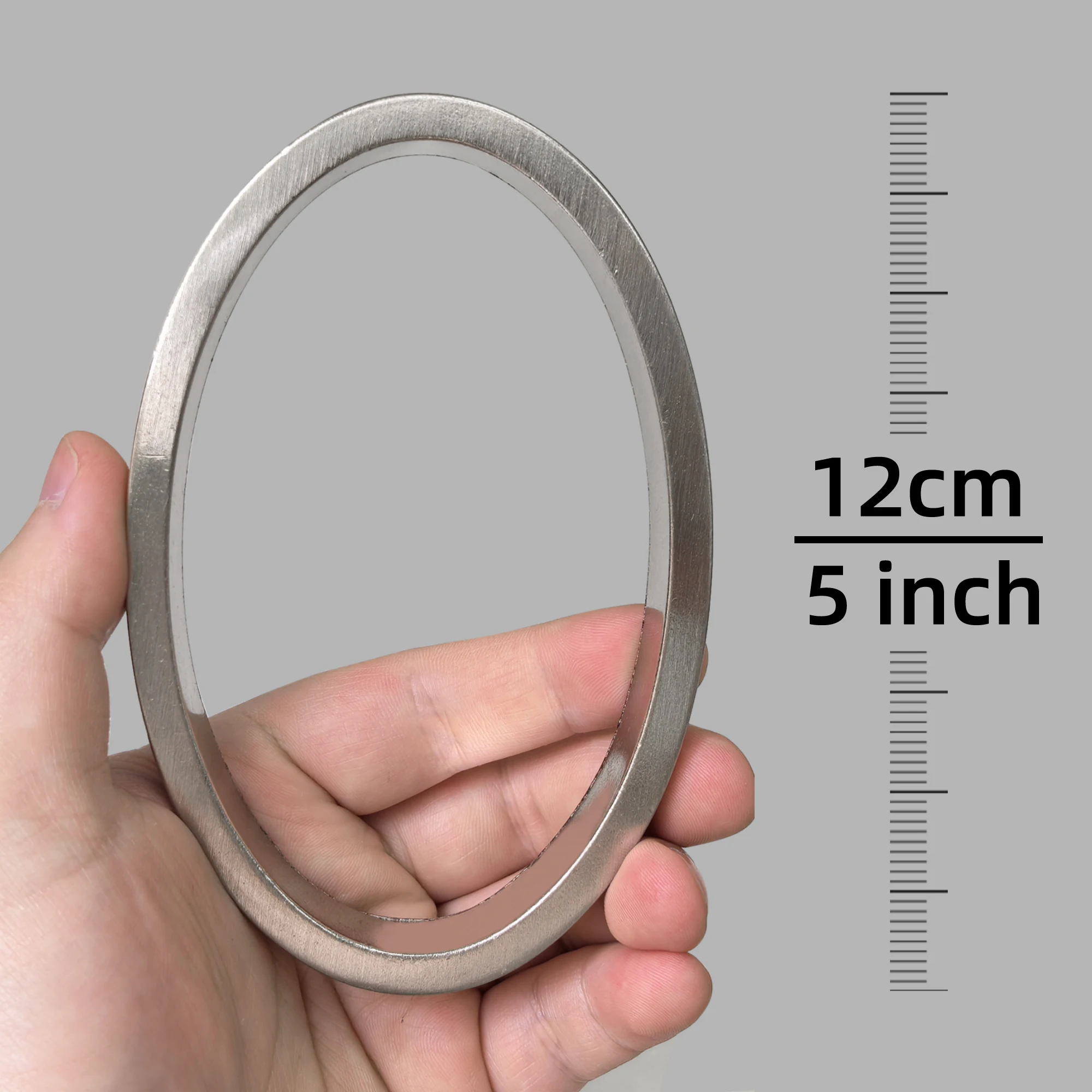 125mm Pływający numer domu na zewnątrz 5 cali Srebrny stop cynku Litera Numery drzwi mieszkalnych Znak adresu skrzynki pocztowej # 0-9 ze śrubami — zdjęcie 3
