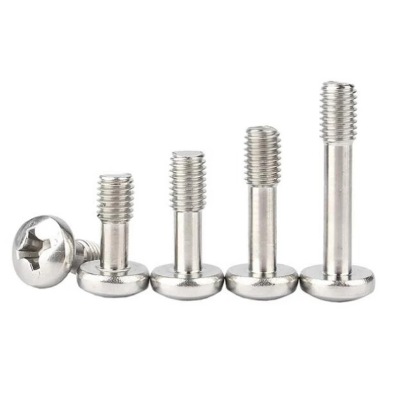 20/50PCS  M2.5 M3 M4 M5 M6 M8 Half Tooth 304 Stainless Steel Round Head Cross Lock Release Screw Pan Head Screw Length 8mm-50mm