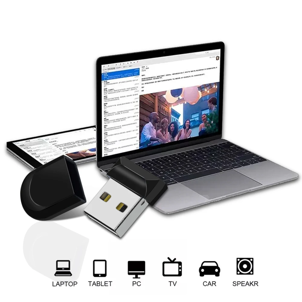 10/50/100 PÇS/LOTE Mini unidades Flash USB 2.0 de alta velocidade com capacidade real 64GB Pen Drive 32GB Memory Stick 16GB Presente criativo U Disk