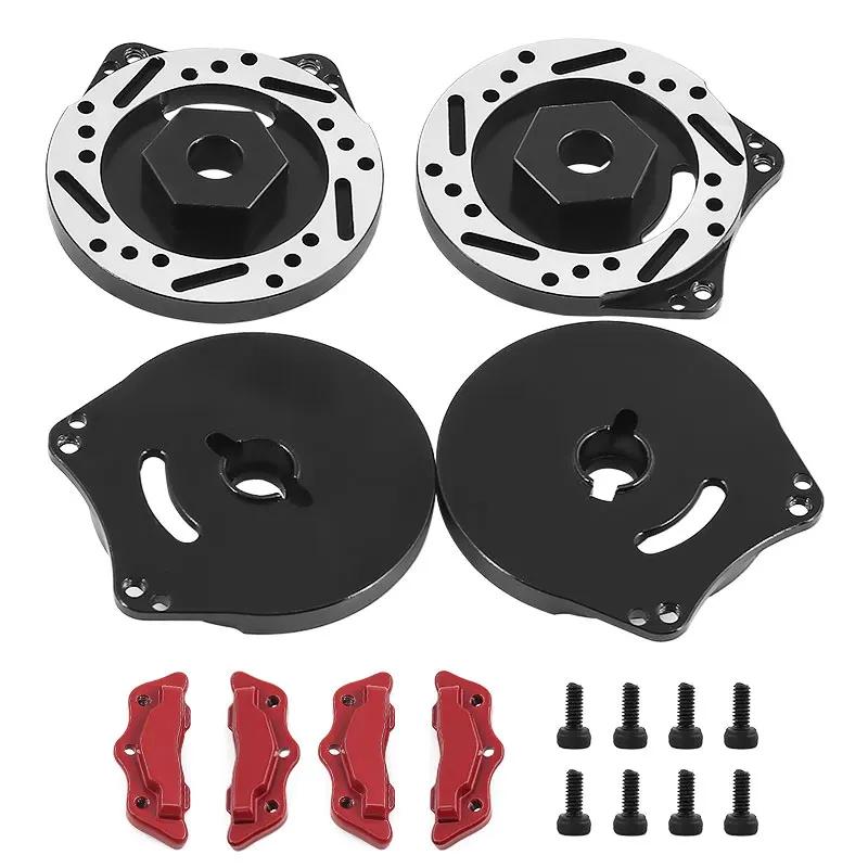 1/10 محاكاة الانجراف تسلق سيارة شقة تشغيل جميع المعادن أذن البحر قرص فرامل الفرجار 12 مللي متر مقرنة عالمية