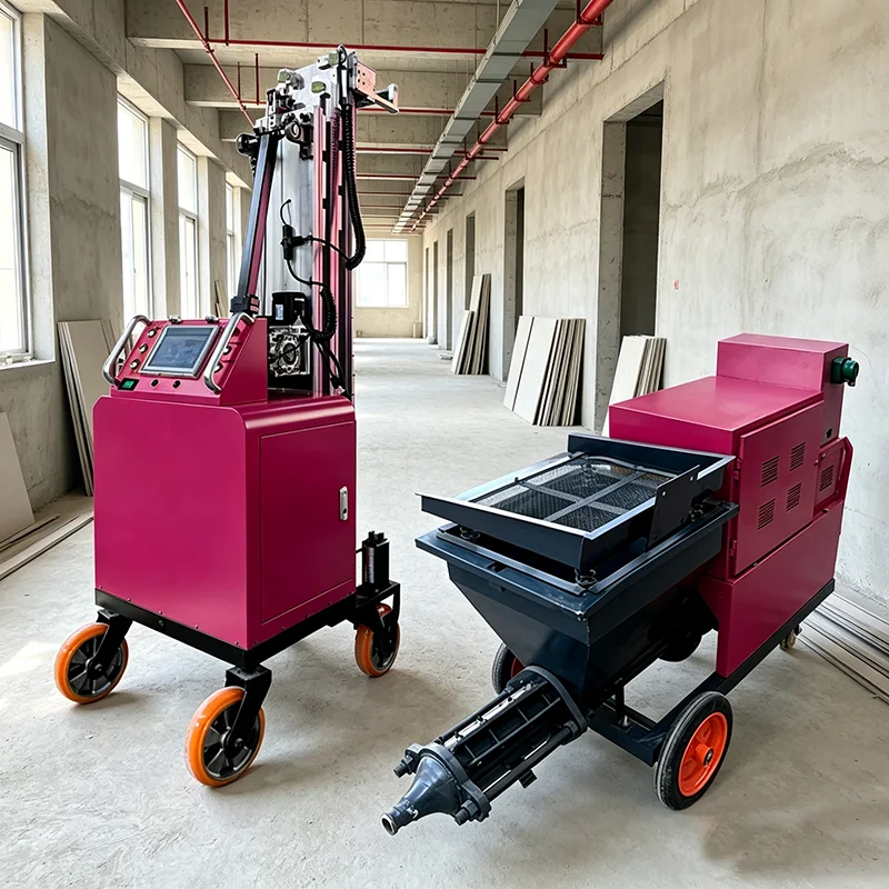 Automatic Wall Plastering Equipment Wall Screeding Robot for Building Cement Wall Finishing