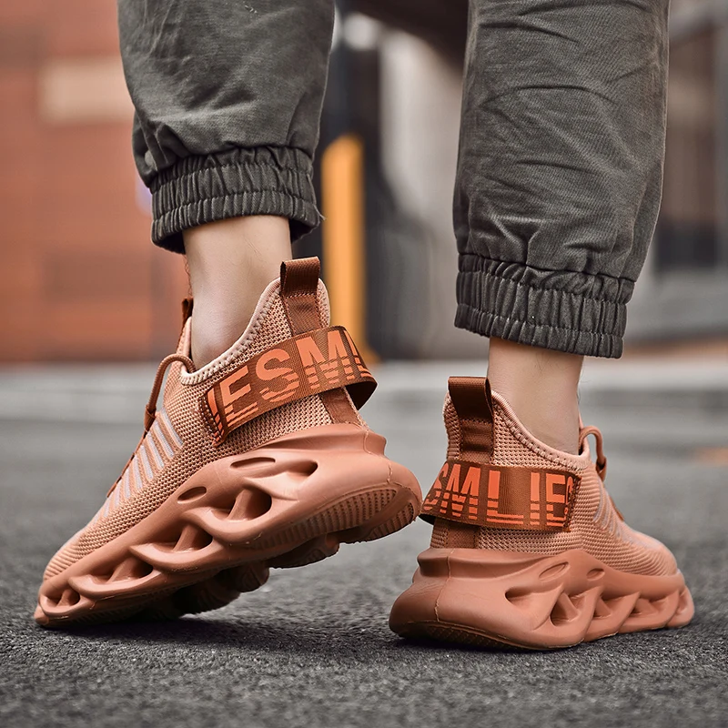 Nowe męskie buty wygodne adidasy oddychające buty do biegania dla mężczyzn siateczkowe buty sportowe do butów wling trampki lekkie sportowe