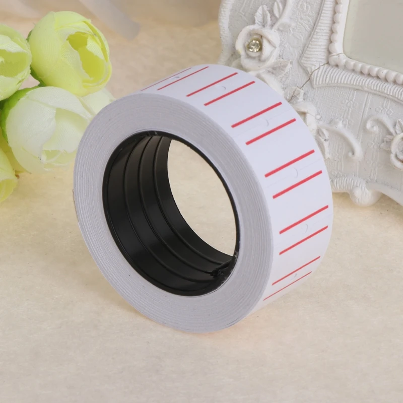 1 Roll(500 Labels) White Self Adhesive Price Label Tag Sticker Office Supplies Sticker Price Paper Label Paper