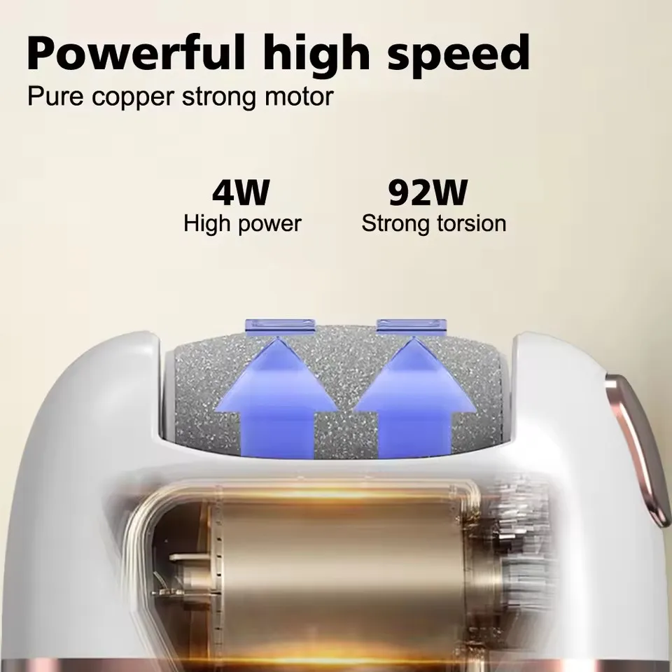 ชาร์จไฟฟ้าเครื่องบดเท้า Dead Skin Remover แคลลัสฟุต Scrubber เท้าไฟฟ้าแฟ้มแห้ง Dead Cracked Foot Care Repair