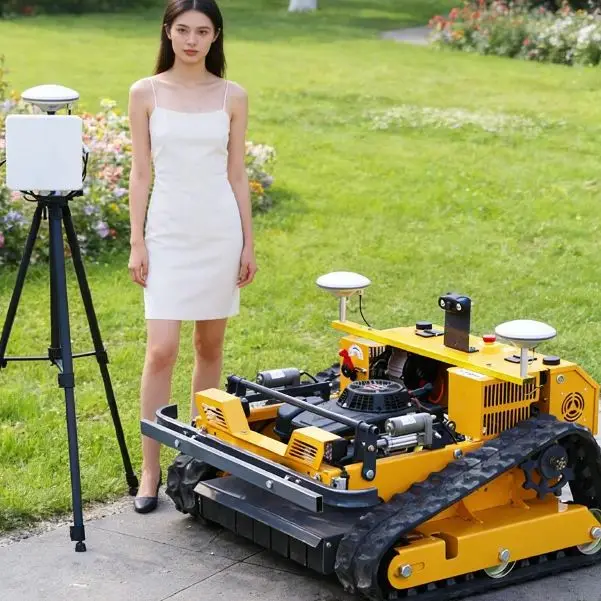 

Индивидуальная Роботизированная Газонокосилка-Гусеничник для Сельского Хозяйства с Дистанционным Управлением, Хит Продаж