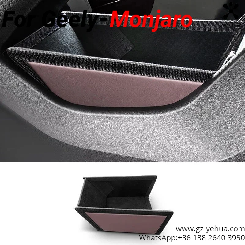 For GEELY Monjaro Manjaro Xingyue L KX11 2023 2024 Central Control Lower Storage Box Original Car Foldable Car Accessories