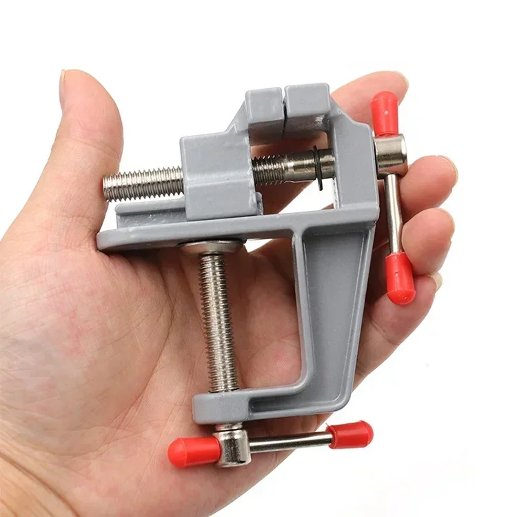 Mini-Schraubstock, Tischklemme, Schraubstock für DIY-Handwerk, Form, festes Reparaturwerkzeug, Zange, Schmuck, Elektronik, Werkbank – Detail 5