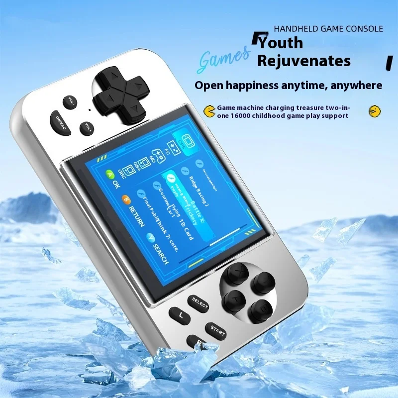 Q88 Handheld Game Console Retro Gamepad Support Magnetic Wireless Charging Function Charging Bunk 64g Custom Game Ips Screen