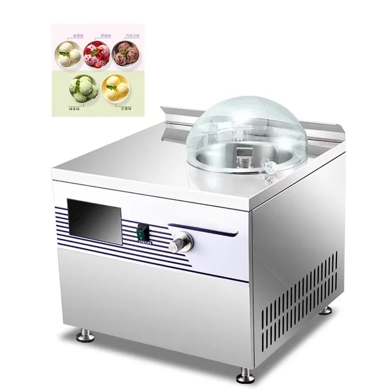 

Desktop single-barrel ice cream machine for hard ice cream, rotary ice cream machine