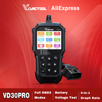 VDIAGTOOL VD30Pro Code Reader OBD2 Scanner Car Diagnostic Tool for Cars and Trucks with Reset, Live Data, Freeze Frame