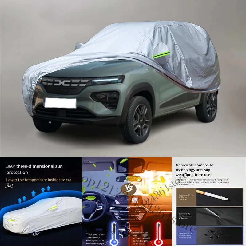 

For Dacia Spring Car cover Exterior Car Cover Outdoor Protection Full Car Covers Waterproof