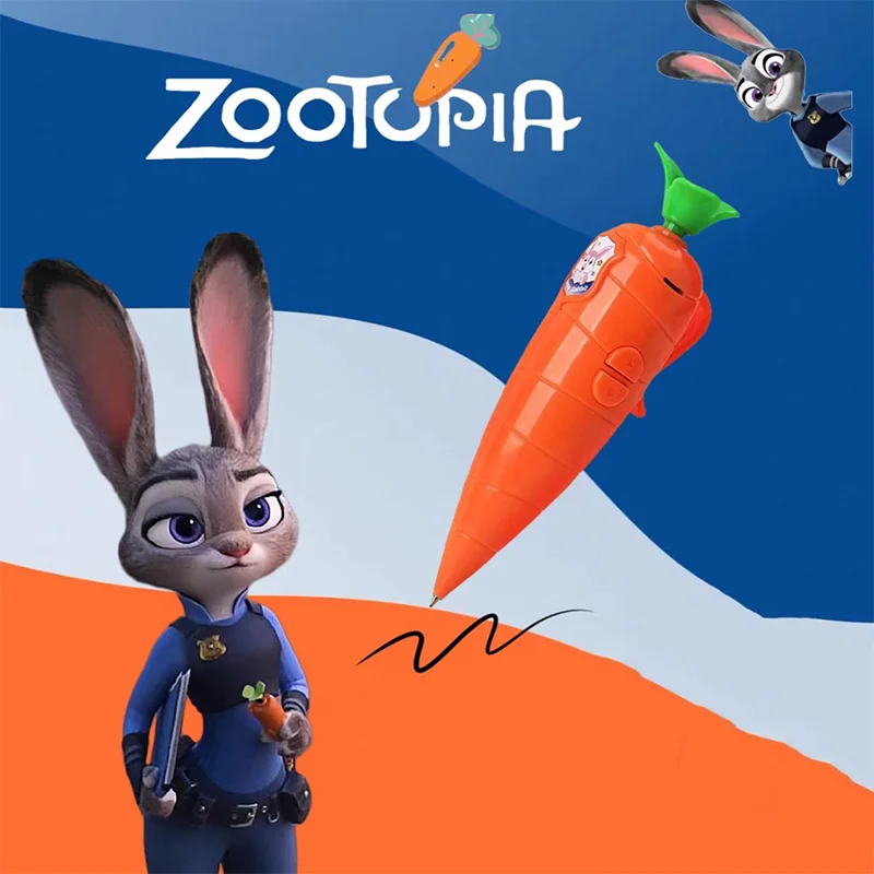 Zootopia Judy Hopps Voice Recorder Anime Creativity Ballpoint Pen for Boy Girl School Stationery with Sound Recording Function