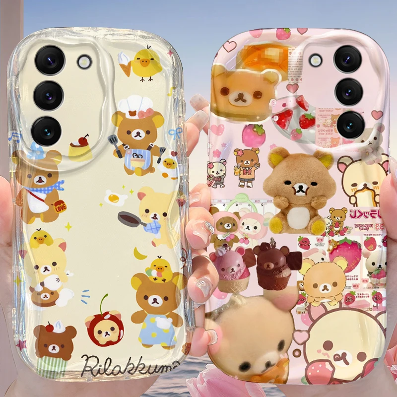 Chef Cooking R-Rilakkuma Case for Samsung Galaxy S26 S25 S24 Plus S23 Ultra S22 S21 S20 FE A73 A71 4G A57 A56 A55 A54 5G Cover
