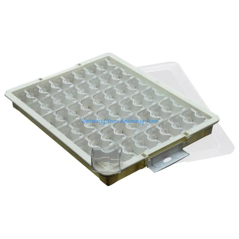 573B Professional Bead Sorting Tray with Transparent Lid Jewelry Storage Container