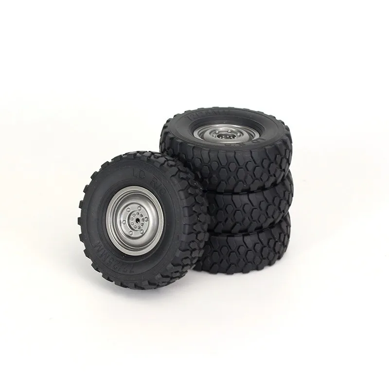 

72mm High-performance Soft Tires for WPL B14 B24 C24 C34 C44 MN D90 99 99S 1/12 1/16 RC Crawlers Accessories