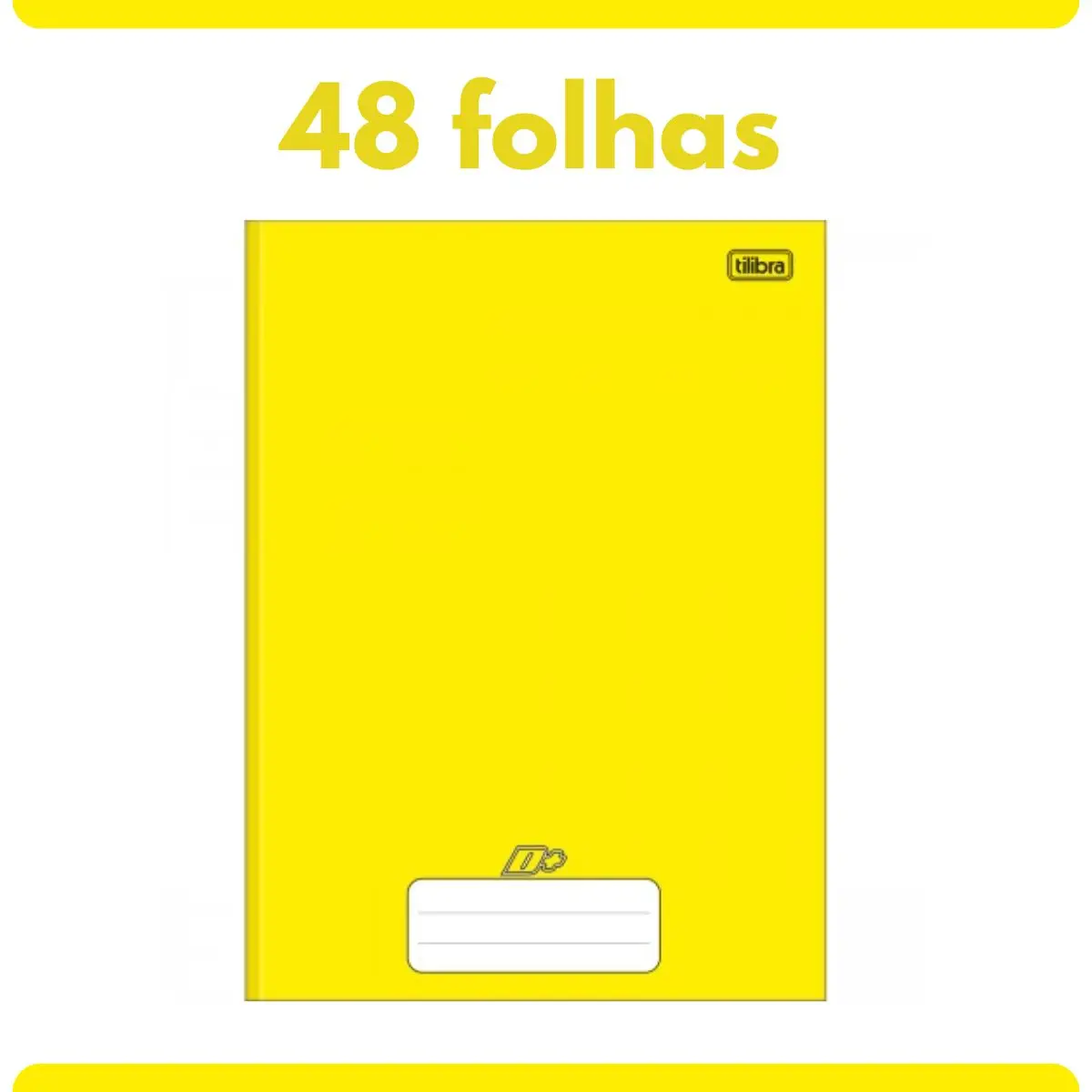 دفتر كتيب أصفر من التيليبرا ، قلم رصاص لدورة المدرسة الجامعية ، 48 ورقة 200x275mm